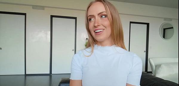  Hot brunette POV banged on the sofa